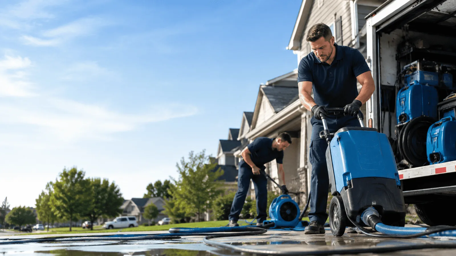 Dehumidification being performed in Keosauqua, IA